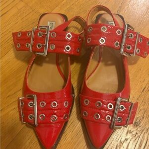 Steve Madden Graya Patten Leather Slingback Mule